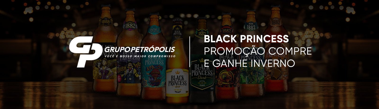 Promo Black Princess em ambiente de marca