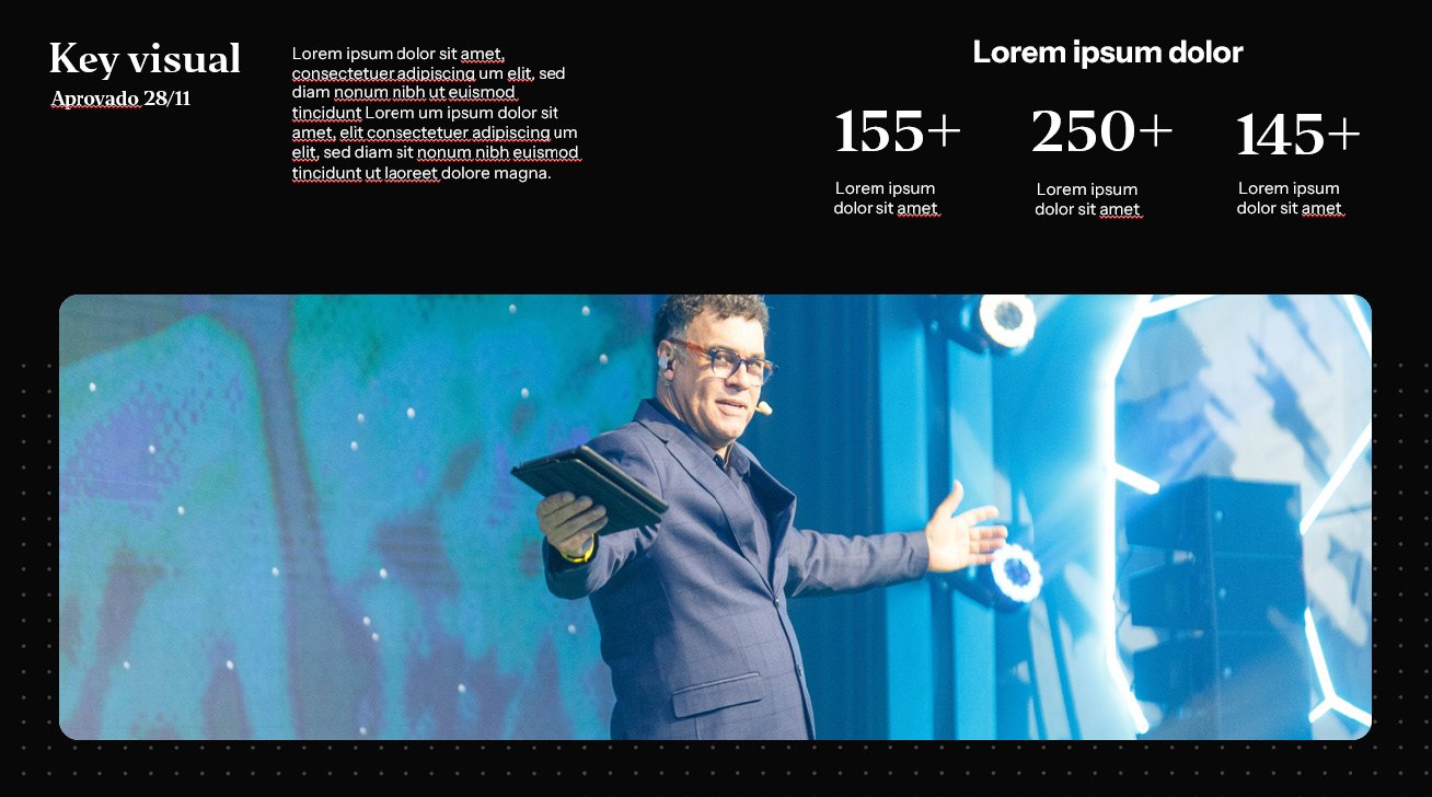 Palestra em evento corporativo
